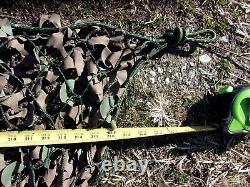 MILITARY ARMY CAMO CAMOUFLAGE NET NETTING VERY GOOD CONDITION 9x18 NOT U. S ISSUE