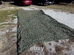 MILITARY ARMY CAMO CAMOUFLAGE NET NETTING VERY GOOD CONDITION 9x18 NOT U. S ISSUE