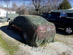 MILITARY ARMY CAMO CAMOUFLAGE NET NETTING VERY GOOD CONDITION 9x18 NOT U. S ISSUE