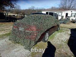 MILITARY ARMY CAMO CAMOUFLAGE NET NETTING VERY GOOD CONDITION 9x18 NOT U. S ISSUE