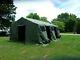 Military Base X Tent 305 +floor+ Stakes Green 18x 25 Ft-450 Sq Ft Surplus Army