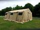 Military Base X Tent 305+floor+ Stakes+liner Tan 18x25 Ft450 Sq Ft Surplus Army