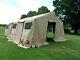 Military Base X Tent 305+stakes Tan 18x 25 Ft 450 Sq Ft Surplus Army- Damaged
