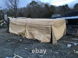 MILITARY NOS TAN TRUCK FRAME & COVER TARP 8 x 14.5 x 4 MTV M1083 5 TON US ARMY