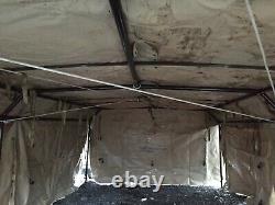 MILITARY NOS TAN TRUCK FRAME & COVER TARP 8 x 14.5 x 4 MTV M1083 5 TON US ARMY