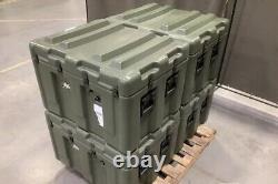 MILITARY STORAGE CONTAINER CASE BOX- 24Lx18Wx14H ARMY SURPLUS (1) Each