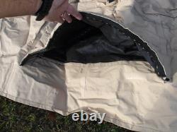 MILITARY SURPLUS 11x11 COMMAND POST TENT ROOF -NO FRAME INCLUDED US ARMY MILITARY SURPLUS 11x11 COMMAND POST TENT ROOF -NO FRAME INCLUDED US ARMY