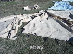 MILITARY SURPLUS 11x11 COMMAND POST TENT SKIN KIT ONLY+LINER. NO FRAMES. ARMY