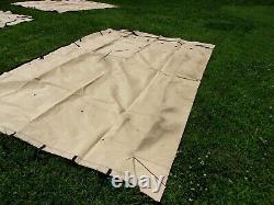 MILITARY SURPLUS 11x11 COMMAND POST TENT SKIN WALL TAN -WINDOW WALL US ARMY