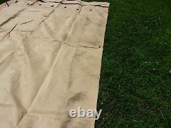 MILITARY SURPLUS 11x11 COMMAND POST TENT SKIN WALL TAN -WINDOW WALL US ARMY