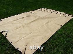 MILITARY SURPLUS 11x11 COMMAND POST TENT SKIN WALL TAN -WINDOW WALL US ARMY