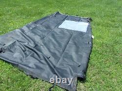 MILITARY SURPLUS 11x11 COMMAND POST TENT SKIN WALL TAN -WINDOW WALL US ARMY