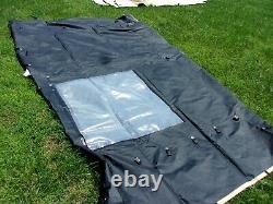 MILITARY SURPLUS 11x11 COMMAND POST TENT SKIN WALL TAN -WINDOW WALL US ARMY