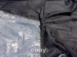 MILITARY SURPLUS 11x11 COMMAND POST TENT SKIN WALL. WINDOW WALL. DAMAGED- ARMY