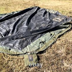 MILITARY SURPLUS 11x11 COMMAND POST TENT TOP NO FRAME INCLUDED CAMP HUNT US ARMY