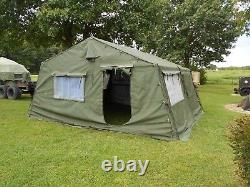 MILITARY SURPLUS 16 x16 FRAME TENT CENTER SECTION-DAMAGED-ARMY- NO FRAMES