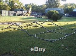 MILITARY SURPLUS 16 x16 FRAME TENT- FRAME SET-FRAMES ONLY-NO CANVAS ARMY US