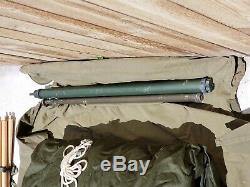 MILITARY SURPLUS 5 MAN M1950 ARCTIC TENT 13x13 CAMPING ARMY LINER Extras