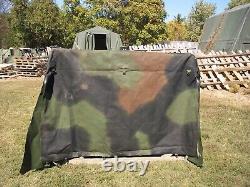 MILITARY SURPLUS CAMO TRUCK COVER 8 x12.5 x 4 LMTV M1078 2.5 TON DAMAGED US ARMY
