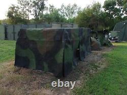 MILITARY SURPLUS CAMO TRUCK COVER 8 x12.5 x 4 LMTV M1078 2.5 TON GOOD US ARMY