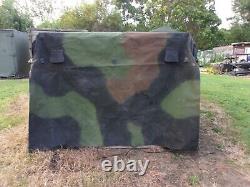 MILITARY SURPLUS CAMO TRUCK COVER 8 x12.5 x 4 LMTV M1078 2.5 TON GOOD US ARMY