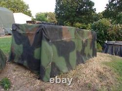 MILITARY SURPLUS CAMO TRUCK COVER 8 x12.5 x 4 LMTV M1078 2.5 TON GOOD US ARMY