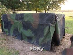 MILITARY SURPLUS CAMO TRUCK COVER 8 x12.5 x 4 LMTV M1078 2.5 TON GOOD US ARMY