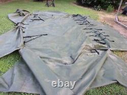 MILITARY SURPLUS CAMO TRUCK COVER 8 x12.5 x 4 LMTV M1078 2.5 TON GOOD US ARMY