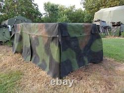 MILITARY SURPLUS CAMO TRUCK COVER 8 x12.5 x 4 LMTV M1078 2.5 TON GOOD US ARMY