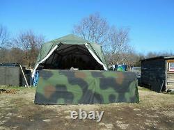 MILITARY SURPLUS CAMO TRUCK COVER + FRAME 8x14.5x4 MTV M1083 TENT 5 TON ARMY