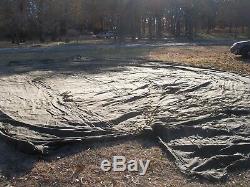 MILITARY SURPLUS CANVAS GP MEDIUM TENT 16x32 HUNTING US ARMY FAIR CONDITION