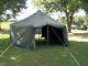 Military Surplus Canvas Gp Small Tent 17x17 Ft Camping Hunting Army. No Poles