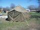Military Surplus Canvas Gp Small Tent 17x17 Ft Camping Hunting Us Army + Poles