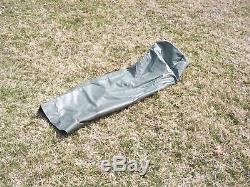 MILITARY SURPLUS CANVAS GP SMALL TENT 17x17 FT CAMPING HUNTING US ARMY + POLES