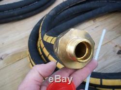 MILITARY SURPLUS FUEL HOSE ASSEMBLY 1 1/4 x 50 FT FOR A M969 TANK TRAILER ARMY