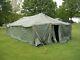 Military Surplus Gp Medium Tent 16x32 Hunting Camp Good Condition- Rusty Army