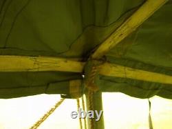 MILITARY SURPLUS GP MEDIUM TENT CANOPY 16x32 DAMAGED -CUTS -NO POLES - ARMY