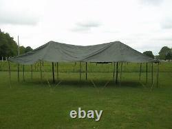 MILITARY SURPLUS GP MEDIUM TENT CANOPY 16x32 - NO POLES IF SHIPPED -US ARMY