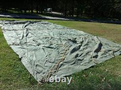 MILITARY SURPLUS GP MEDIUM TENT CANOPY 16x32 - NO POLES INCLUDED-US ARMY