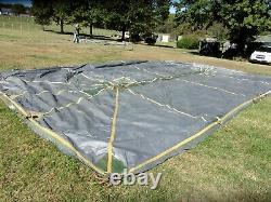 MILITARY SURPLUS GP MEDIUM TENT CANOPY 16x32 - NO POLES INCLUDED-US ARMY