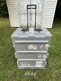 MILITARY SURPLUS HARDIGG STORAGE 37L- 27W 19 H CONTAINER Wheeled CASE ARMY
