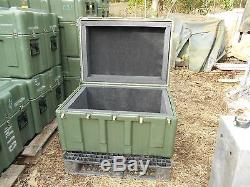 MILITARY SURPLUS HARDIGG STORAGE CONTAINER 42x30x25 HINGED JOB BOX CASE ARMY