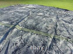 MILITARY SURPLUS HDT DRASH MX TENT FLOOR- 18+ FT x27 FT TARP -HAY COVER -US ARMY