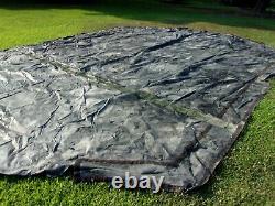 MILITARY SURPLUS HDT DRASH MX TENT FLOOR- 18+ FT x27 FT TARP -HAY COVER -US ARMY