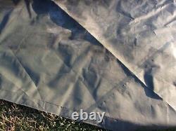 MILITARY SURPLUS HDT DRASH MX TENT FLOOR 19 FT x27 FT TARP -HAY COVER -US ARMY