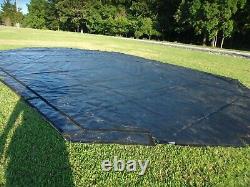 MILITARY SURPLUS HDT DRASH MX TENT FLOOR 19 FT x27 FT TARP -HAY COVER -US ARMY