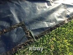 MILITARY SURPLUS HDT DRASH MX TENT FLOOR 19 FT x27 FT TARP -HAY COVER -US ARMY