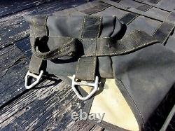 MILITARY SURPLUS HEAVY DUTY CLIPS D RINGS STORAGE BAG COVER 36x6x9 IN US ARMY