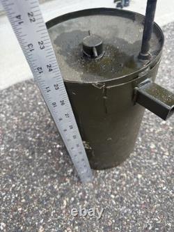 MILITARY SURPLUS Immersion Water Heater M67 Liquid Fuel Us Army farm buffing