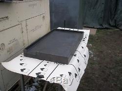 MILITARY SURPLUS MOBILE FIELD KITCHEN LARGE GRIDDLE 42x 22 FOOD COOKING ARMY